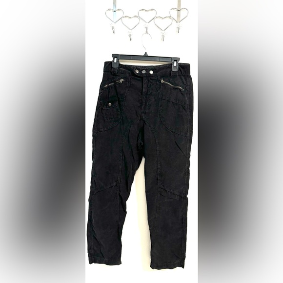 NWOT Free People High Gear Moto Pants Black 6 - Picture 5 of 8